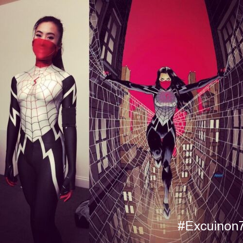 Costume cosplay supereroe