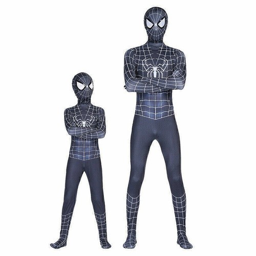 Costume spiderman nero uomo - costume,