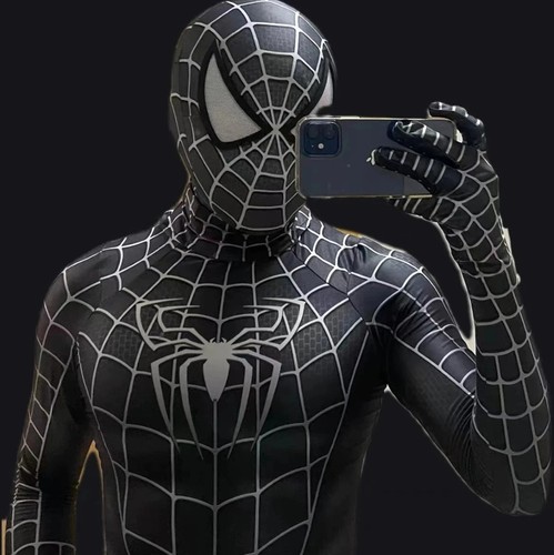 Costume spiderman nero - spiderman, tuta