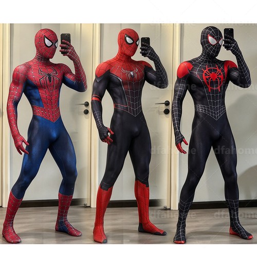 Costume spiderman nero tuta - nero,